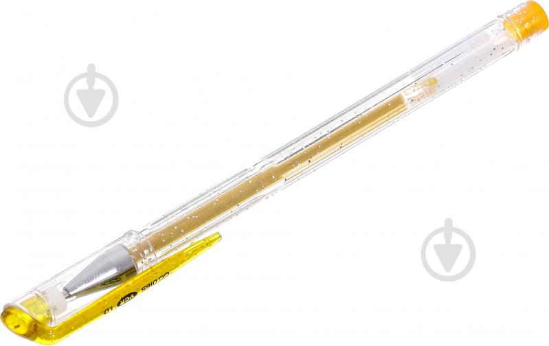 Ручка гелевая VGR GG-0165-R желтая - фото 1
