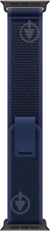 Ремінець Apple 49mm Blue Trail Loop - S/M - Black Titanium Finish (MYQ73ZM/A) - фото 1