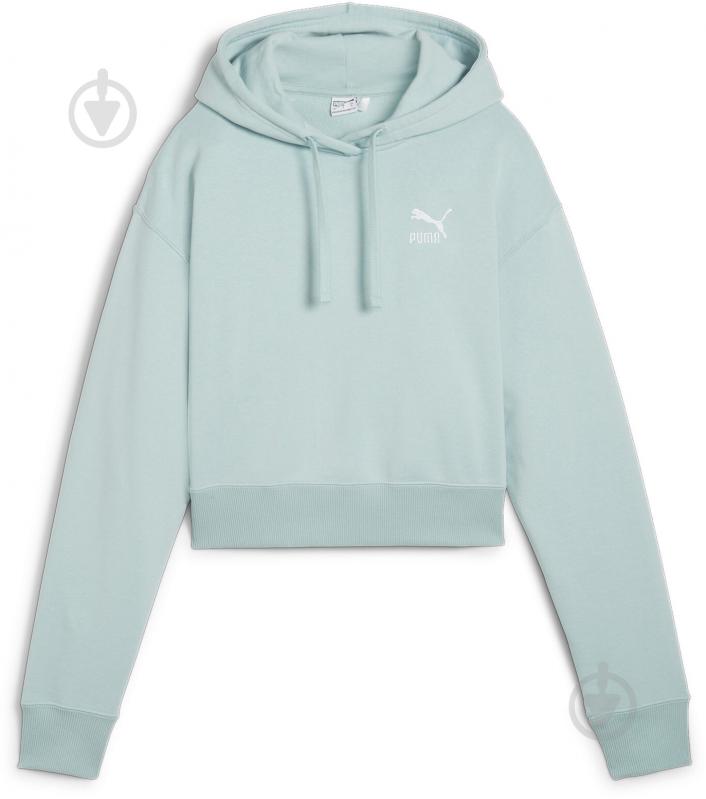 Джемпер Puma BETTER CLASSICS CROPPED HOODIE TR 62422922 р.L блакитний - фото 1