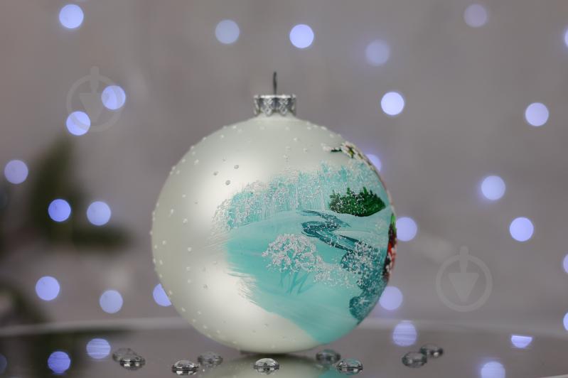 Шар елочный На встречу Новому году d 100 мм белый 4820001112740 - фото 3 Шар елочный На встречу Новому году d 100 мм белый 4820001112740 - фото 3