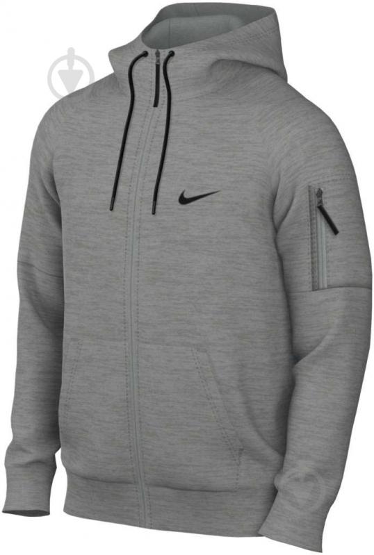 Джемпер Nike M NK TF HD FZ DQ4830-063 р.2XL серый - фото 7