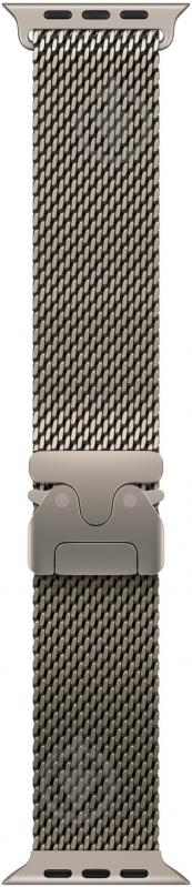Ремінець Apple 49mm Natural Titanium Milanese Loop - Large (MXKE3ZM/A) - фото 1 Ремінець Apple 49mm Natural Titanium Milanese Loop - Large (MXKE3ZM/A) - фото 1