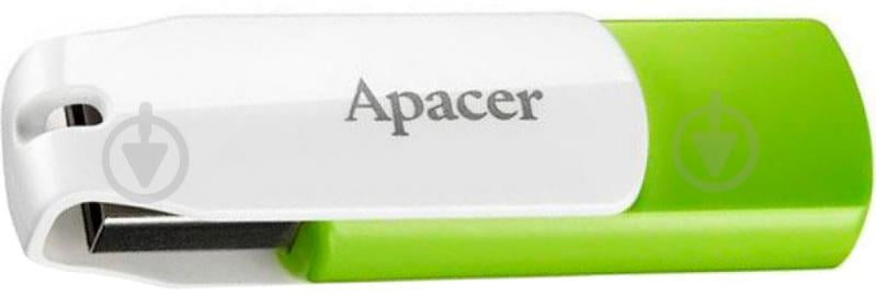 Флеш-пам'ять USB Apacer AH335 16 ГБ USB 2.0 green/white (AP16GAH335G-1) - фото 1