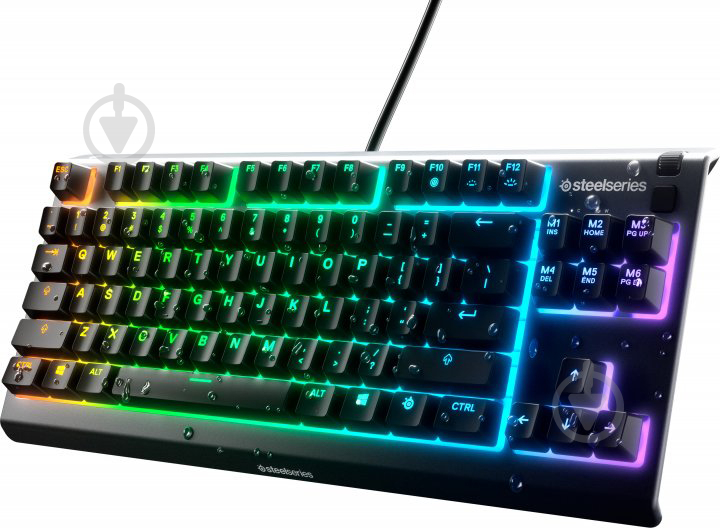 Клавиатура SteelSeries (SS64817) Apex 3 TKL USB ENG/RUS/UA - фото 2