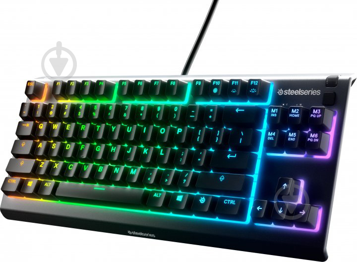 Клавиатура SteelSeries (SS64817) Apex 3 TKL USB ENG/RUS/UA - фото 3