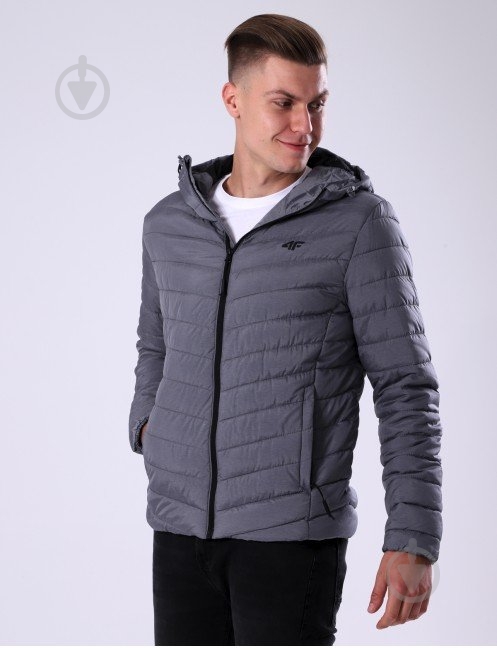 Куртка мужская зимняя 4F H4Z20-KUMP004-24M р.M серая - фото 4 Куртка мужская зимняя 4F H4Z20-KUMP004-24M р.M серая - фото 4