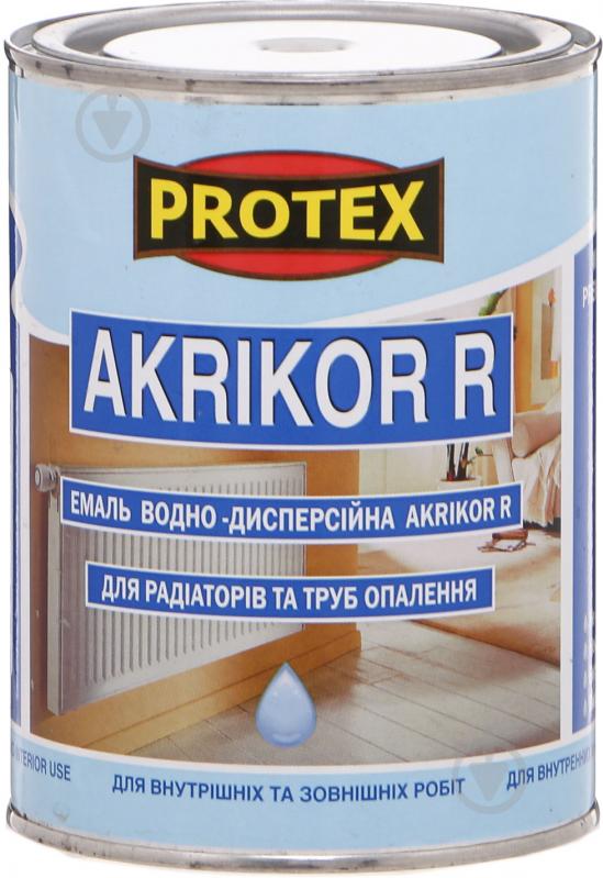 Емаль Protex Akricor R для радіаторів білий напівглянець 0,75 л - фото 1