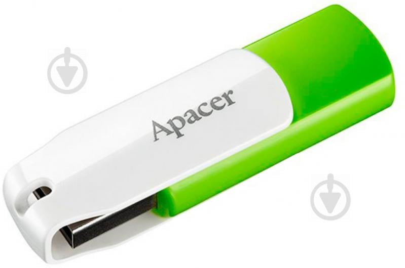 Флеш-пам'ять USB Apacer AH335 32 ГБ USB 2.0 green/white (AP32GAH335G-1) - фото 2