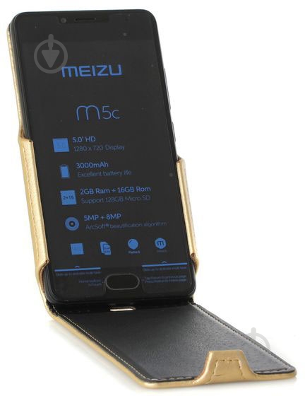 Чохол-фліп RED POINT Flip Case для Meizu M5c gold (ФК.173.З.09.23.000) - фото 3 Чохол-фліп RED POINT Flip Case для Meizu M5c gold (ФК.173.З.09.23.000) - фото 3