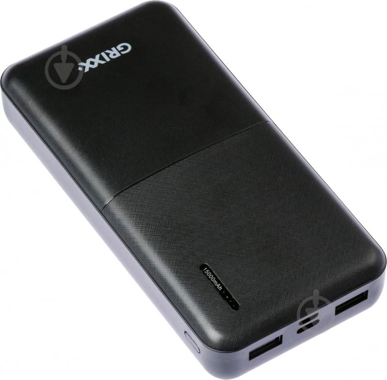 Повербанк GRIXX 15000 mAh black (GREXTBP15PDB02) - фото 2