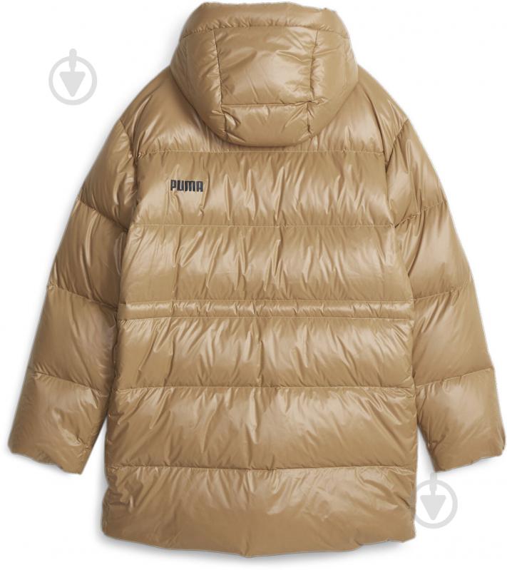 Пальто жіноча зимова Puma STYLE HOODED DOWN JACKET 67536885 р.M коричнева - фото 2