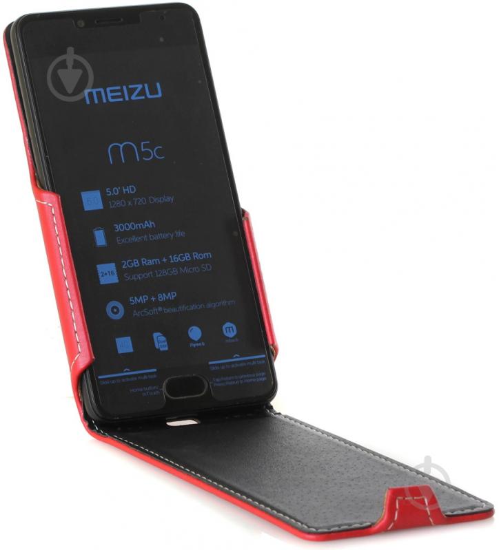 Чехол-флип RED POINT Flip Case для Meizu M5c red (ФК.173.З.03.23.000) - фото 3 Чехол-флип RED POINT Flip Case для Meizu M5c red (ФК.173.З.03.23.000) - фото 3
