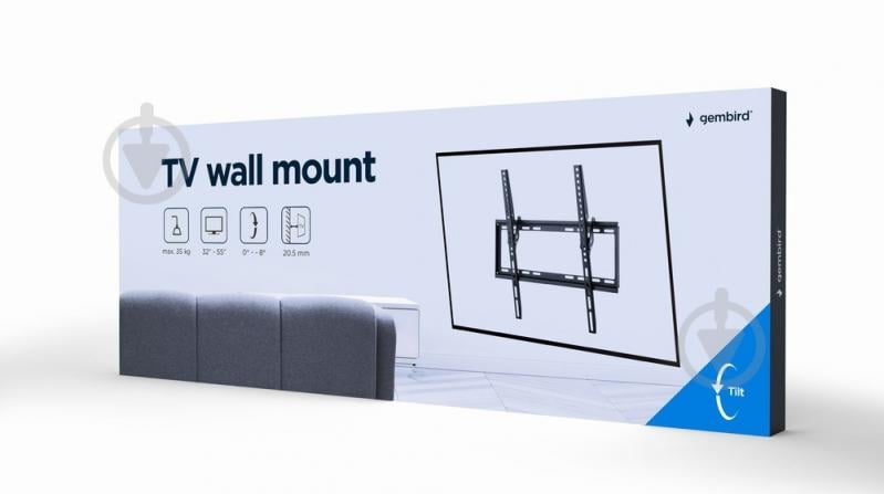 Крепление для телевизора Gembird (WM-55T-03) наклонные 32"-55" черный - фото 7