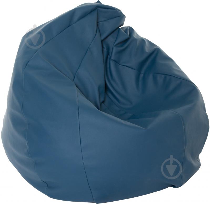 Кресло-мешок Марбет Soft №09 L 160 л синий - фото 1