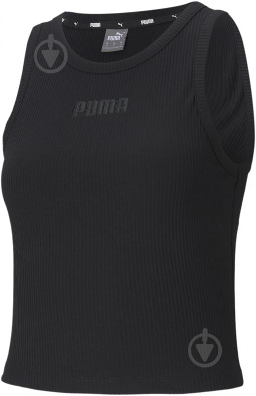 Майка Puma Modern Basics Ribbed Tank 58593101 р.XS чорний - фото 2