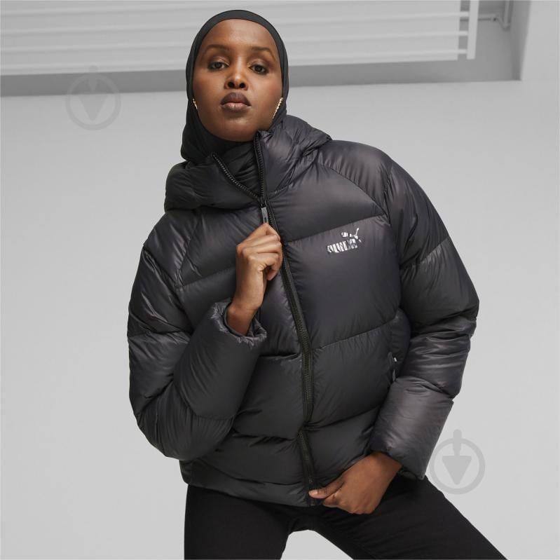 Пуховик Puma HOODED ULTRA DOWN PUFFER JACKET 67536901 р.XS черный - фото 3