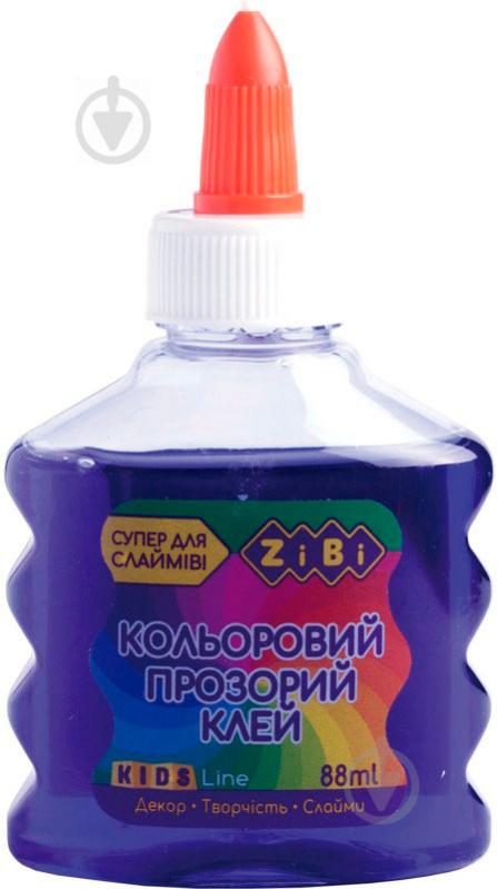 Клей ZiBi фиолетовый прозрачный на PVA основе 88 млZB.6111-07 - фото 1