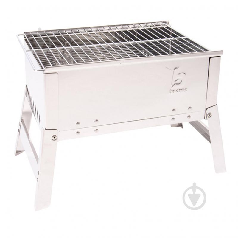 Гриль вугільний Bo-Camp Compact Delux Silver (8108360) - фото 2