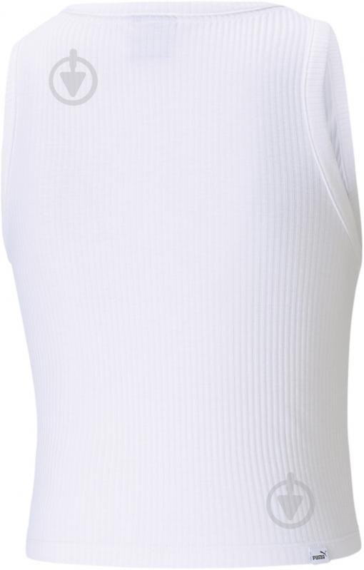 Майка Puma Modern Basics Ribbed Tank 58593102 р.S білий - фото 3