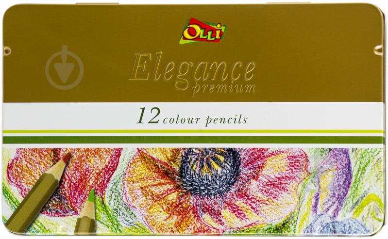 Карандаши цветные Elegance Olli - фото 1