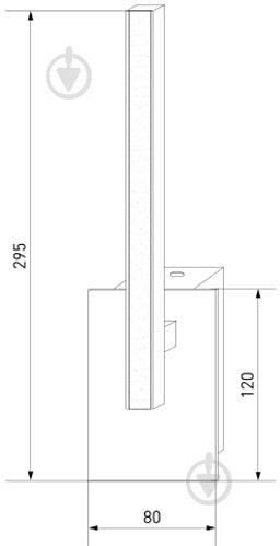 Бра Strotskis Hi-Tech LED 5 Вт сатиновий нікель/білий 90020/1 - фото 5