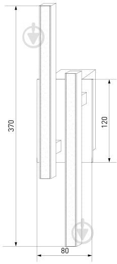 Бра Strotskis Hi-Tech LED 10 Вт сатиновый никель 90020/2 - фото 3