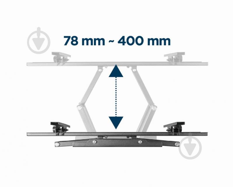 Кріплення для телевізора Gembird (WM-70ST-01) поворотно-похилі 37"-70" - фото 13