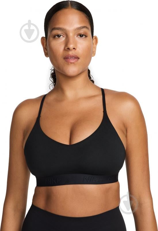 Бра Nike NK DF INDY LGT SPT BRA FD1062-010 р.XL чорний - фото 1