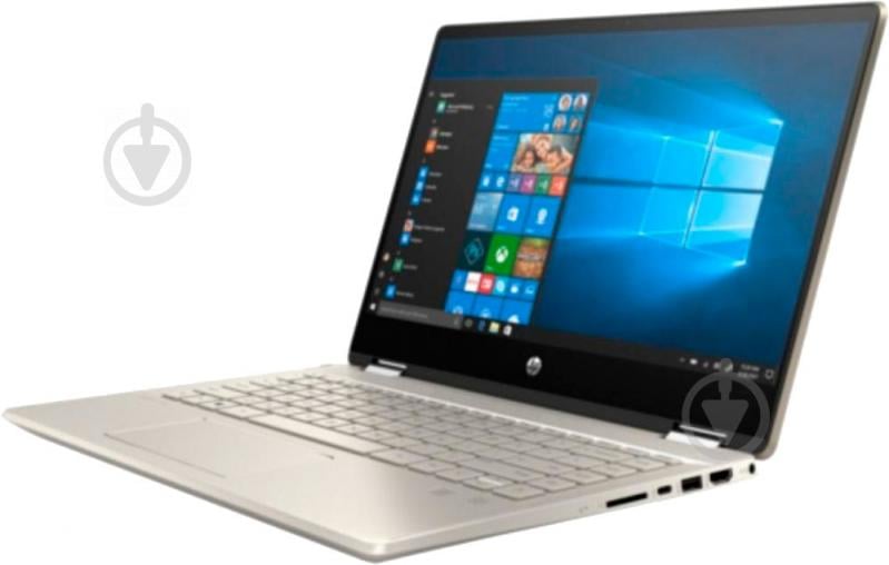 Ноутбук HP Pavilion x360 14" (1S7P3EA) gold - фото 3