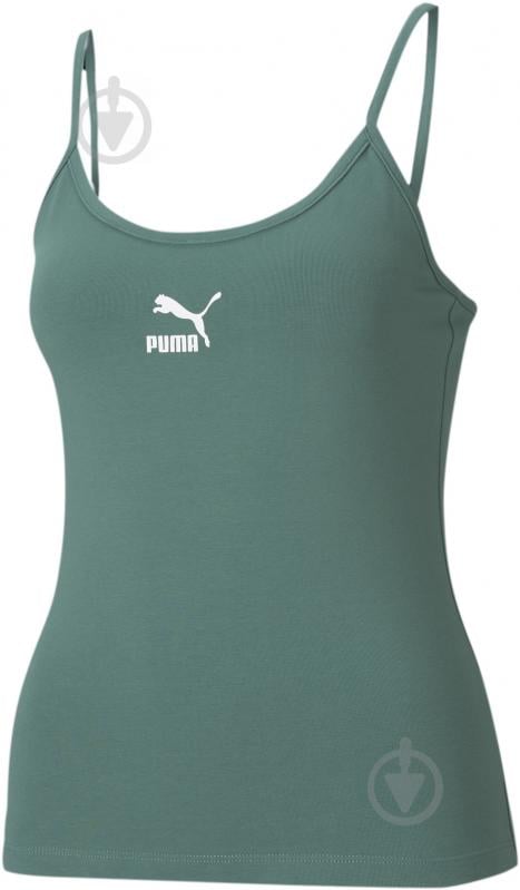 Майка Puma Classics Logo Tank 59957645 р.XS голубой - фото 2