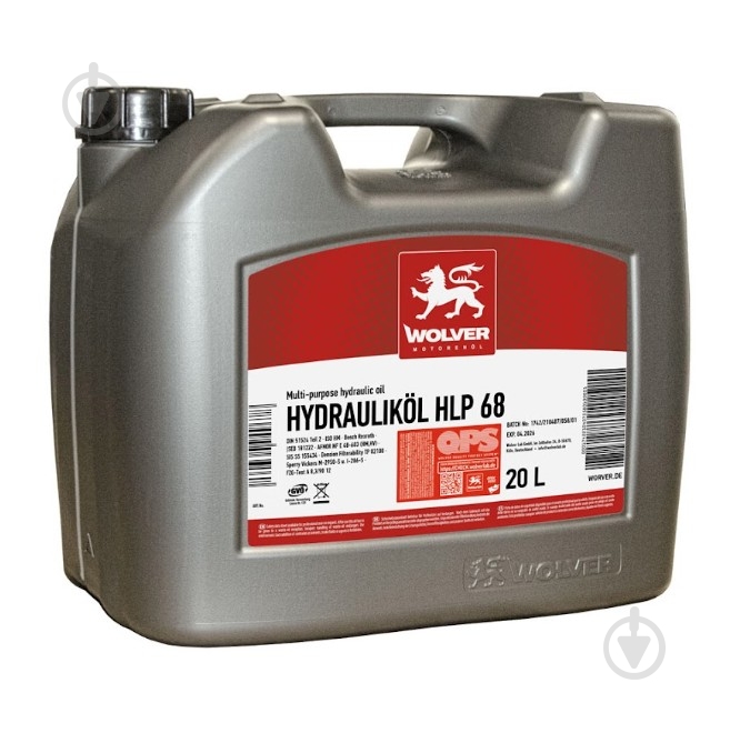 Масло гидравлическое Wolver Hydrauliköl HLP 68 20 л - фото 2