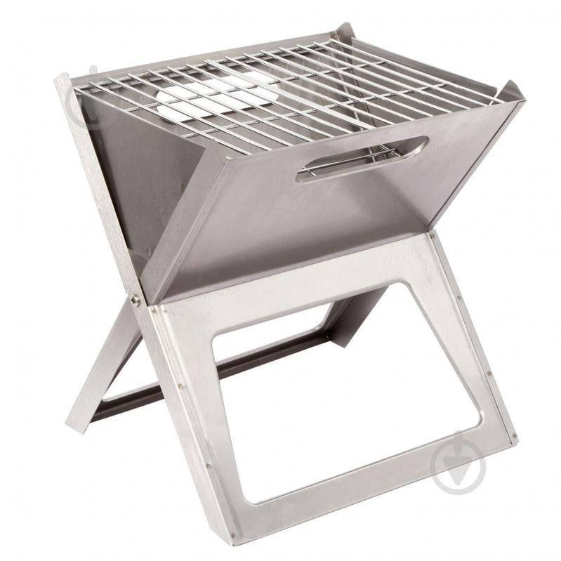 Гриль угольный Bo-Camp Notebook/Fire Basket Compact Silver (8108347) - фото 3