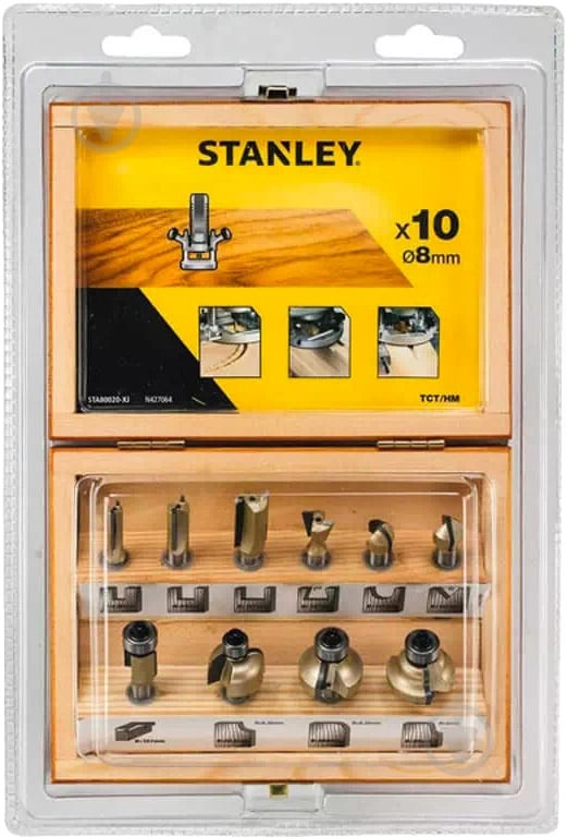 Набор фрез Stanley STA80020 - фото 1