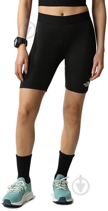 Лосины THE NORTH FACE W MA HIGH WAIST SHORT NF0A7ZB5JK31 р.M черный - фото 1