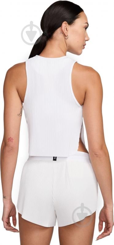 Майка Nike NK ARSWFT DFADV CROP TANK FN2713-100 р.XS белый - фото 2