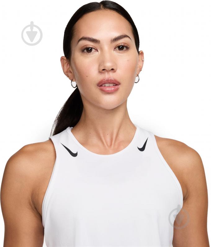 Майка Nike NK ARSWFT DFADV CROP TANK FN2713-100 р.XS белый - фото 3