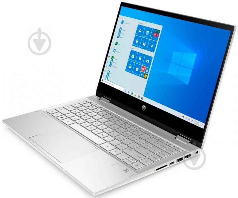 Ноутбук HP Pavilion x360 14" (1S7P2EA) silver - фото 3