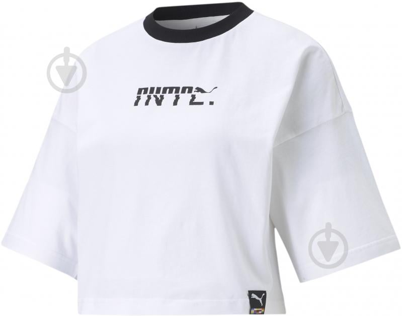 Футболка Puma PI Graphic Tee 59970252 р.S белый - фото 1