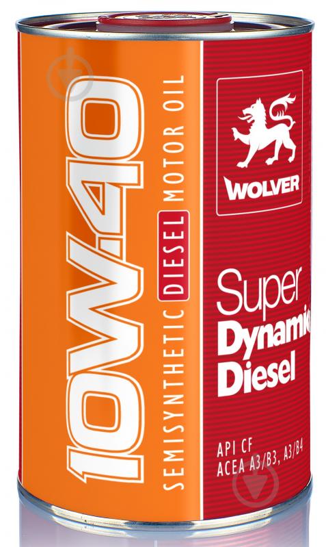 Моторное масло Wolver Super Dynamic Diesel 10W-40 1 л - фото 1