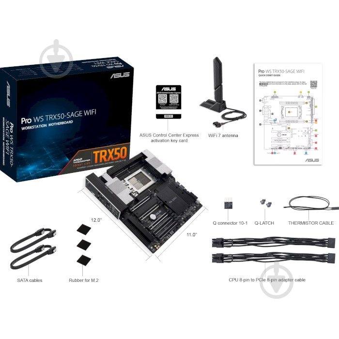 Материнская плата Asus 90MB1FZ0-M0EAY0 (Socket sTR5, AMD TRX50, CEB) - фото 7