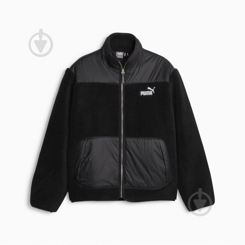 Пуховик чоловіча зимова Puma SHERPA HYBRID JACKET 67538501 р.M чорна - фото 1