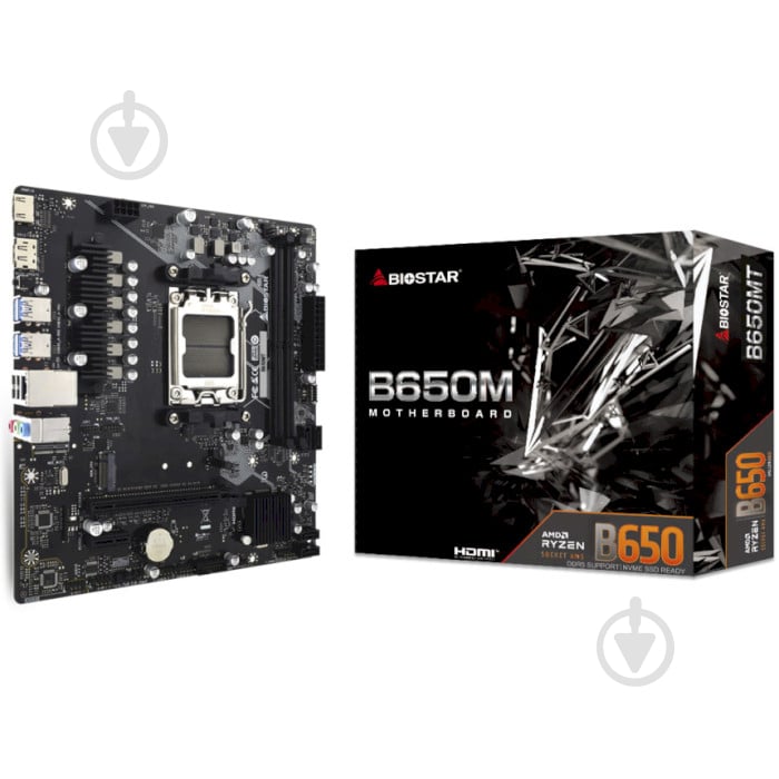 Материнська плата Biostar B650MT (Socket AM5, AMD B650, micro ATX) - фото 3