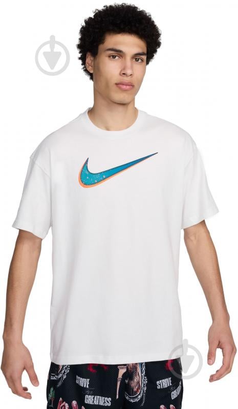 Футболка Nike LBJ NK TEE M90 SU24 FV8406-121 р.M белый - фото 1