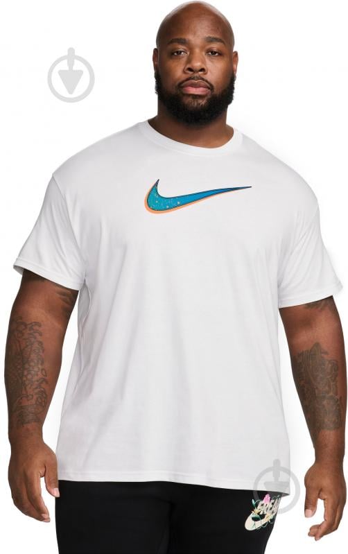 Футболка Nike LBJ NK TEE M90 SU24 FV8406-121 р.M белый - фото 6