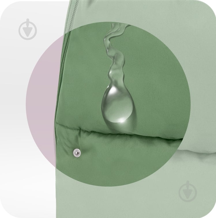 Конверт зимний MoMi Sleeping bag 2 в 1 green AKCE00051 - фото 6