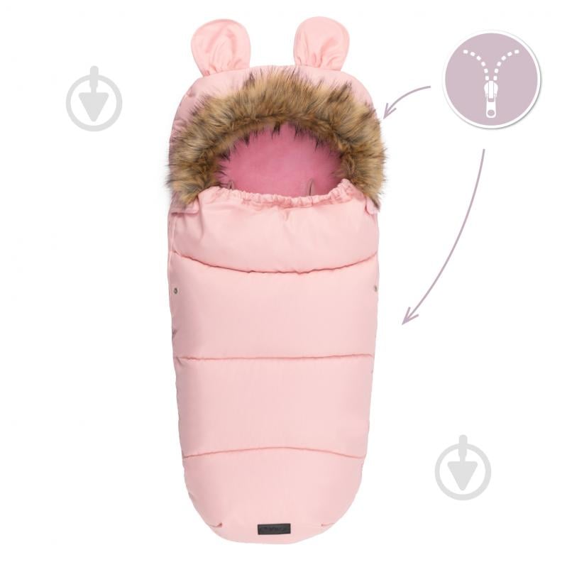 Конверт зимовий MoMi Sleeping bag pink AKCE00033 - фото 9