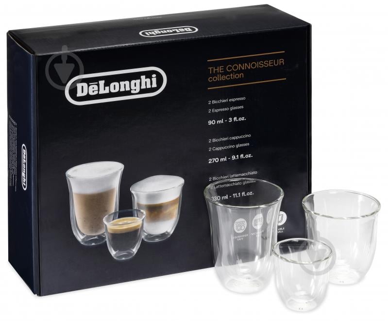 Набір склянок Delonghi DLSC302 MIX 6 шт. 6 шт. - фото 1