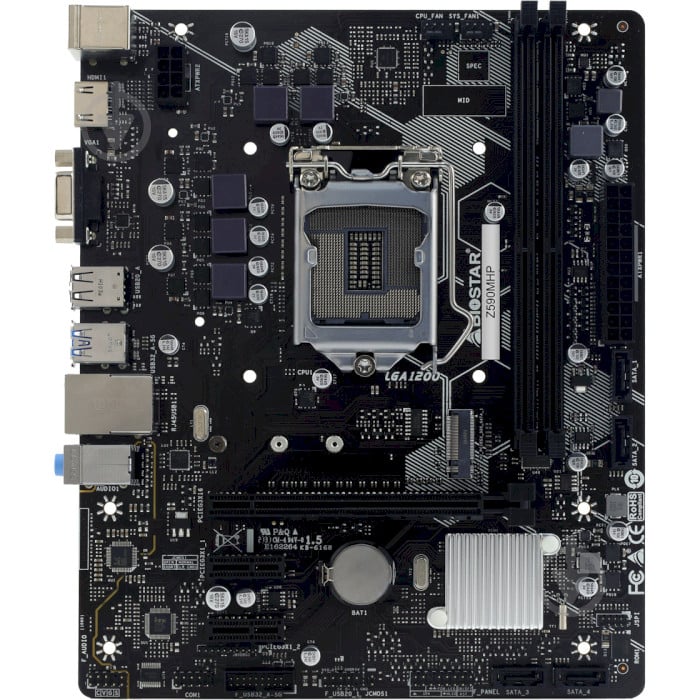 Материнська плата Biostar Z590MHP (LGA1200, Intel Z590, micro ATX) - фото 1