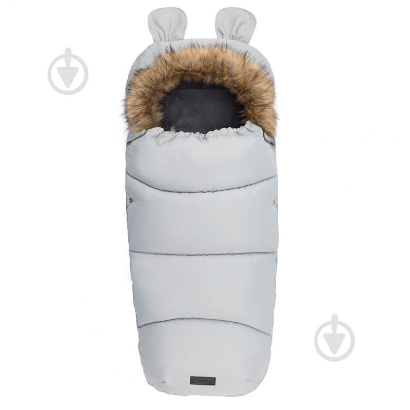 Конверт зимний MoMi Sleeping bag grey AKCE00034 - фото 2