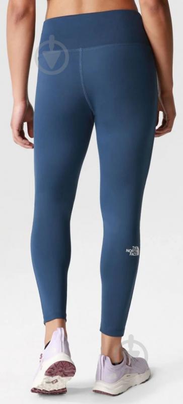 Лосины THE NORTH FACE W FLEX HIGH RISE 7/8 TIGHT NF0A7ZB8HDC1 р.XS синий - фото 3